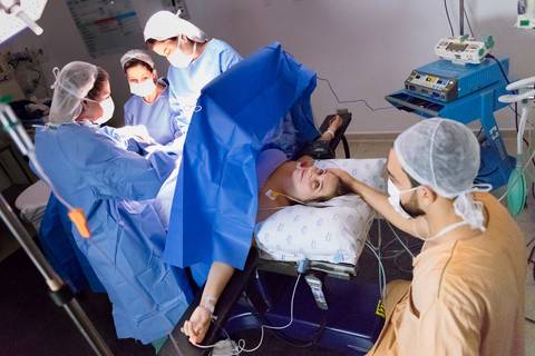 Parto Valentina fotografado por Banho de Arte'