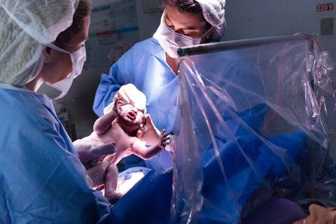 Parto Valentina fotografado por Banho de Arte'