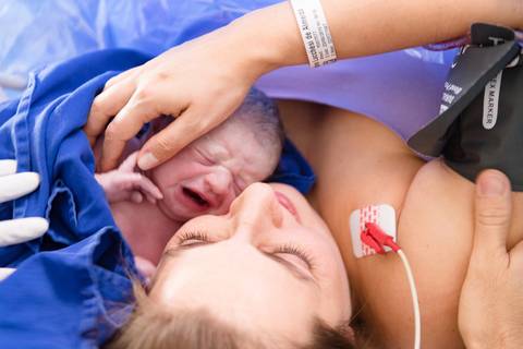 Parto Valentina fotografado por Banho de Arte'