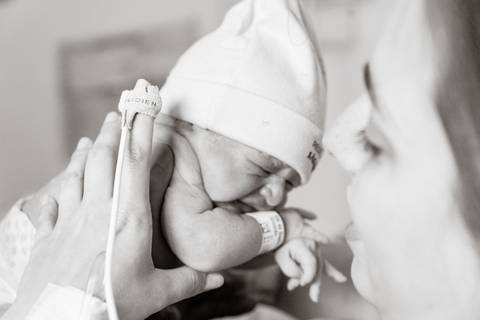 Parto Valentina fotografado por Banho de Arte'