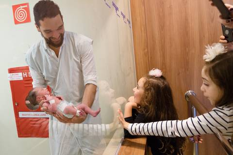 Parto Valentina fotografado por Banho de Arte'