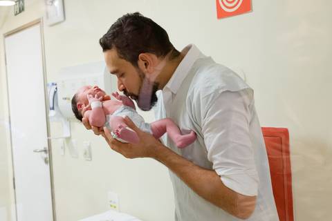 Parto Valentina fotografado por Banho de Arte'