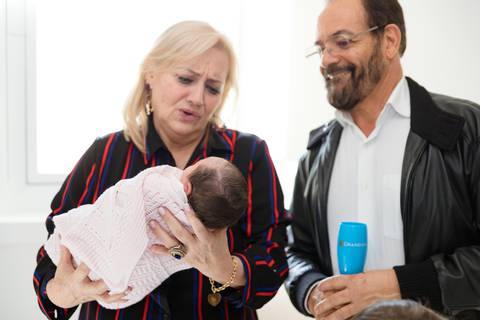 Parto Valentina fotografado por Banho de Arte'