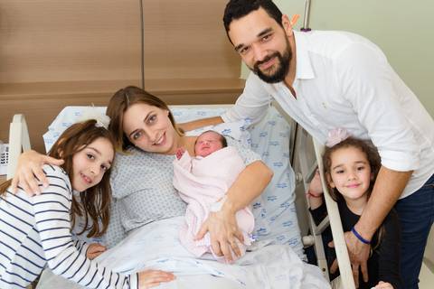 Parto Valentina fotografado por Banho de Arte'