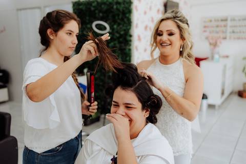 Making of noiva make maquiagem na Estilo A Estética por Kevin Medeiros fotógrafo de Canoas, porto alegre e RS'