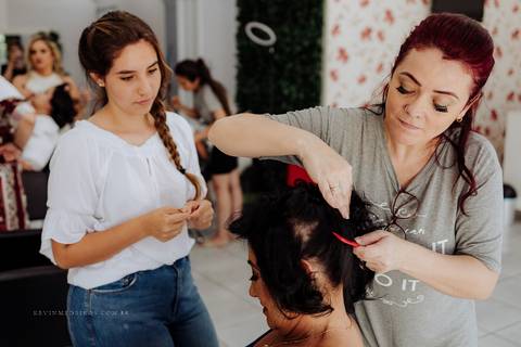Making of noiva make maquiagem na Estilo A Estética por Kevin Medeiros fotógrafo de Canoas, porto alegre e RS'