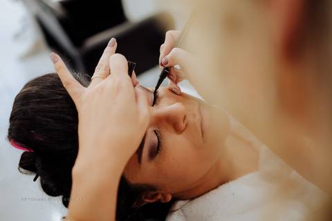 Making of noiva make maquiagem na Estilo A Estética por Kevin Medeiros fotógrafo de Canoas, porto alegre e RS'