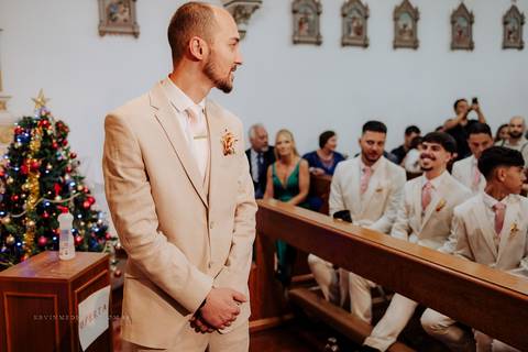 Cerimônia de casamento wedding na Capela Nosso Senhor do Bomfim suelen e thiago por kevin medeiros fotógrafo em porto alegre, canoas e rs'