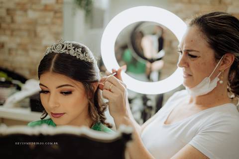 Making of debutante 15 anos salao de beleza estética nubia mello por Kevin Medeiros fotógrafo canoas porto alegre rs'