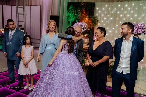 Festa recepção 15 anos debutante da Julia na AFAI por Kevin Medeiros fotógrafo canoas porto alegre rs'