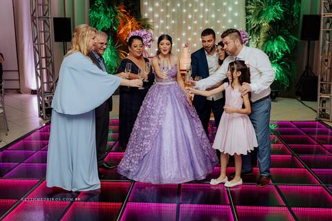 Festa recepção 15 anos debutante da Julia na AFAI por Kevin Medeiros fotógrafo canoas porto alegre rs'