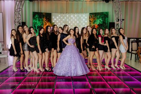 Festa recepção 15 anos debutante da Julia na AFAI por Kevin Medeiros fotógrafo canoas porto alegre rs'