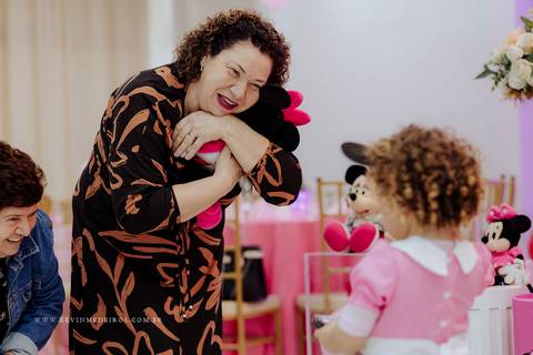 Festa infantil aniversário da Eva 3 anos no Gran Fiesta I e II com decoração minnie por Kevin Medeiros fotógrafo fotografia em Canoas RS'
