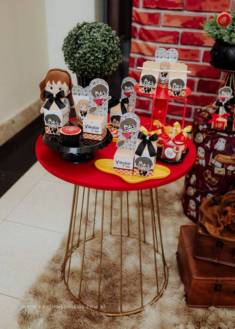 Decoração festa infantil aniversário Harry Potter da decoradora priscila sackser por kevin medeiros fotógrafo canoas porto alegre rs'