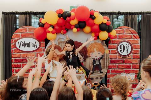 Festa infantil aniversário valen decoração Harry Potter por kevin medeiros fotógrafo canoas porto alegre rs'