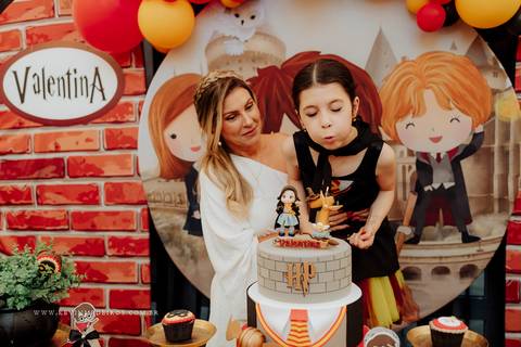 Festa infantil aniversário valen decoração Harry Potter por kevin medeiros fotógrafo canoas porto alegre rs'