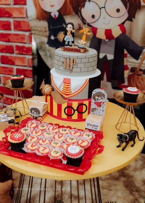 Decoração festa infantil aniversário Harry Potter da decoradora priscila sackser por kevin medeiros fotógrafo canoas porto alegre rs'