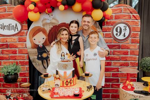 Festa infantil aniversário valen decoração Harry Potter por kevin medeiros fotógrafo canoas porto alegre rs'