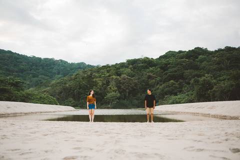 ensaio pre casamento praia branca guaruja'