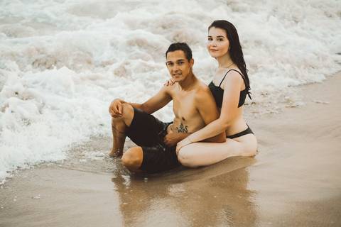 ensaio pre wedding praia branca guaruja'