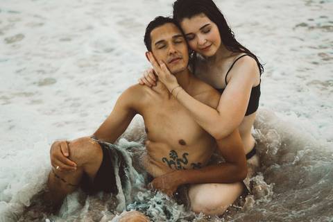 ensaio pre wedding praia branca guaruja'