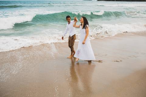 ensaio pre casamento praia branca guaruja'