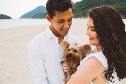ensaio pre casamento praia branca guaruja'