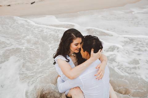 ensaio pre casamento praia branca guaruja'