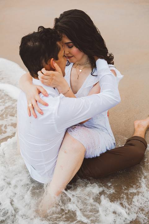 ensaio pre casamento praia branca guaruja'