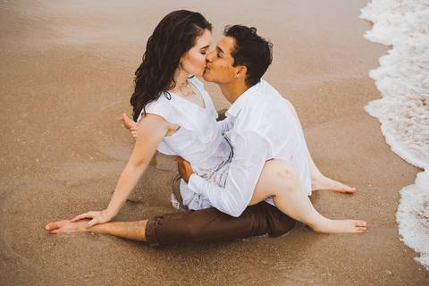 ensaio pre casamento praia branca guaruja'