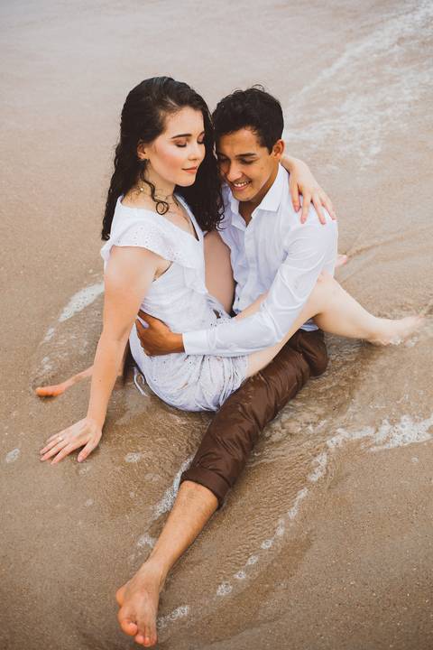 ensaio pre casamento praia branca guaruja'