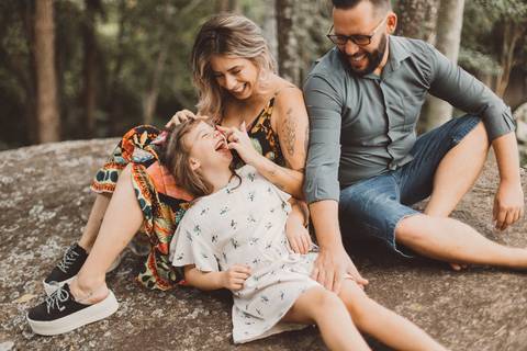 Ensaio de Família - Mariah, Mazy e Gustavo'