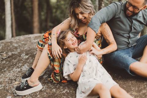 Ensaio de Família - Mariah, Mazy e Gustavo'