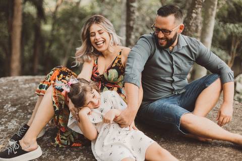 Ensaio de Família - Mariah, Mazy e Gustavo'