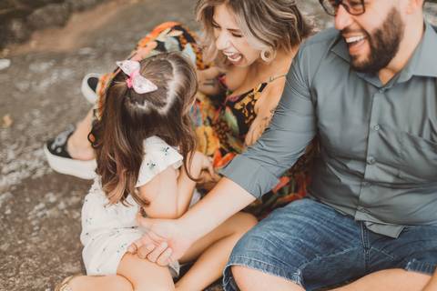 Ensaio de Família - Mariah, Mazy e Gustavo'