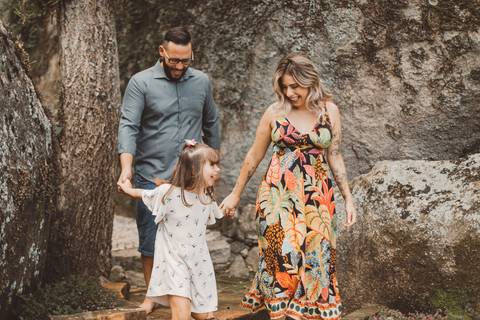 Ensaio de Família - Mariah, Mazy e Gustavo'