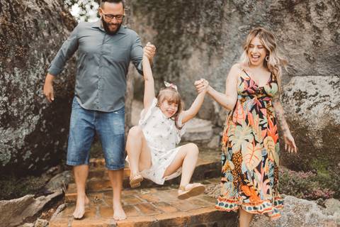 Ensaio de Família - Mariah, Mazy e Gustavo'