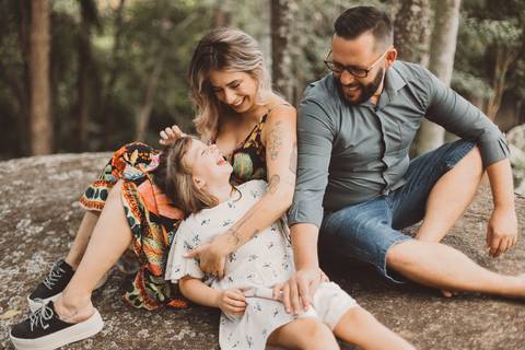 Ensaio de Família - Mariah, Mazy e Gustavo'