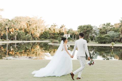 fotografia de casamento Jardim Botânico Plantarum ensaio dos noivos'