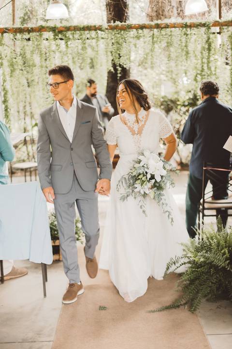 cerimônia de casamento ao ar livre'