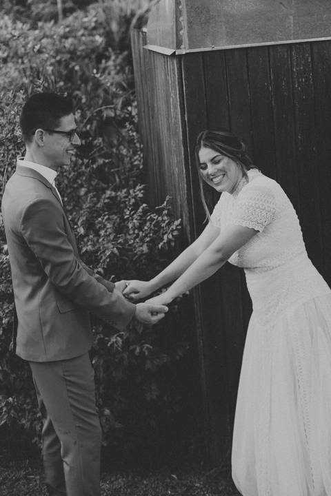 first look com o noivo'