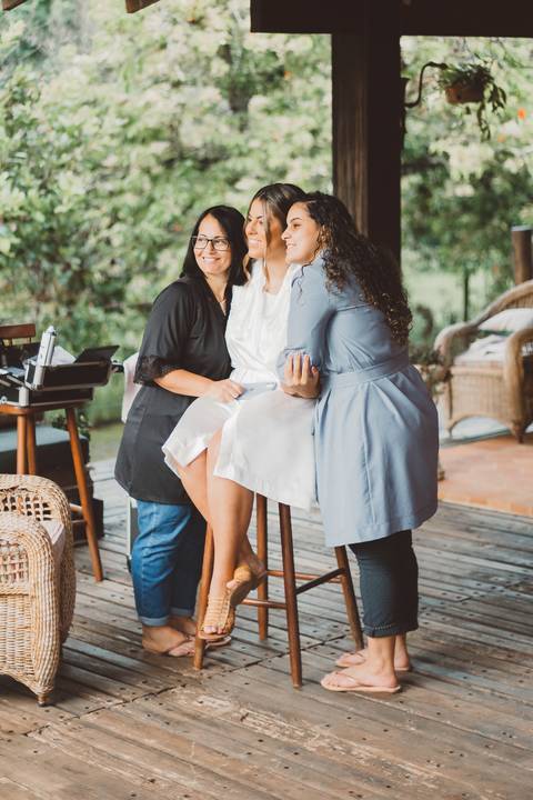 making of da noiva com as madrinhas'