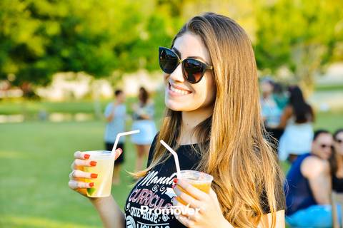 formandos no churrasco de formatura'