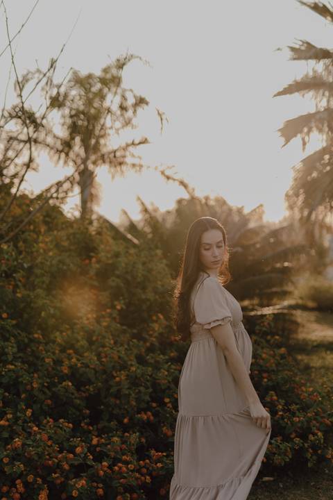 Ensaio de gestante ao ar livre '