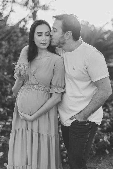 Inspiração de foto casal em ensaio gestante externo'