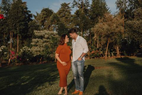 Inspiração de look para ensaio ao ar livre'