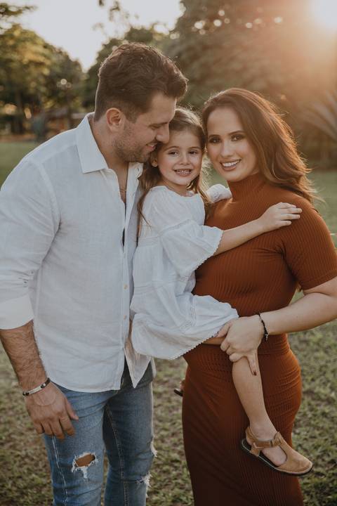 Fotos em família ao ar livre'