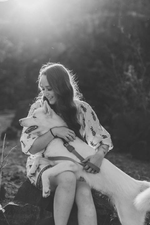 Inspiração de foto com cachorro'