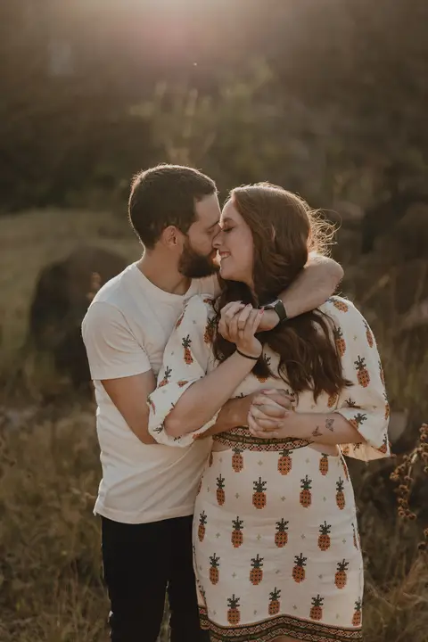 Ideia de Foto de casal no por do sol'