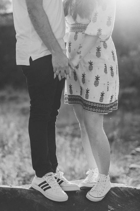 Foto detalhista de casal'